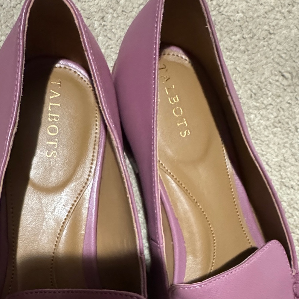 Talbots Mauve Women's Loafers - Picture 2 of 5
